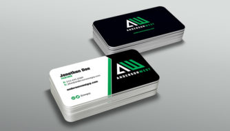 Anderson West Business Cards